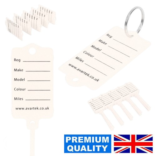 Car keyrings with plastic tags - keyrings,