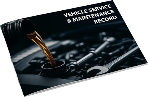 Blank car service book - service, dealer