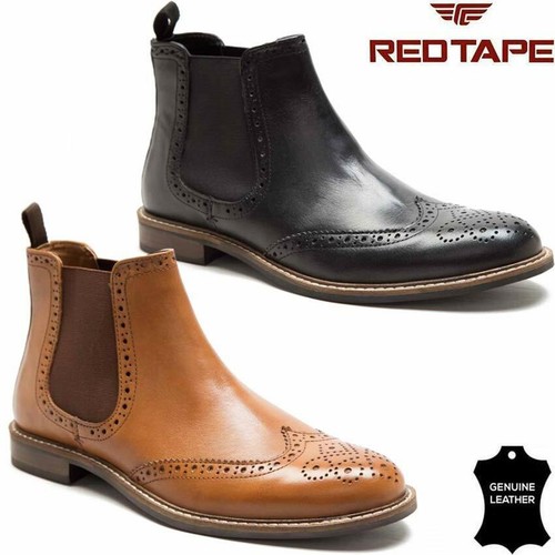 Mens leather chelsea - chelsea, boots