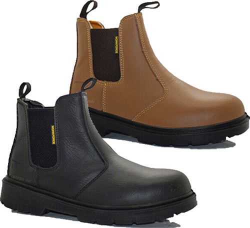 Mens leather chelsea - chelsea, safety