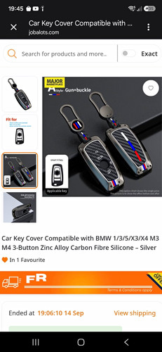Bmw dealer key ring - key, fob