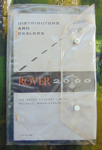 Rover 2000 distibutors - rover, &
