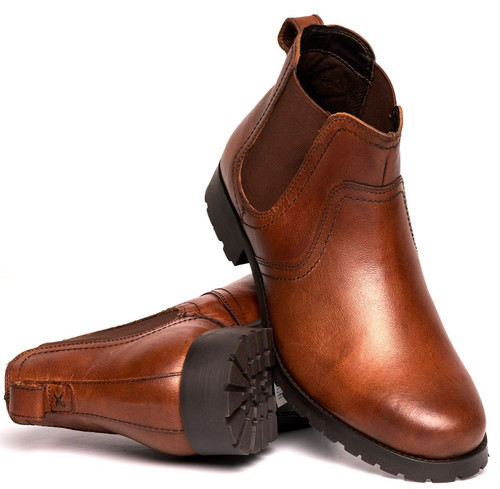 Oaktrak men leather chelsea - leather,