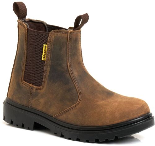 Mens leather safety - safety, toe