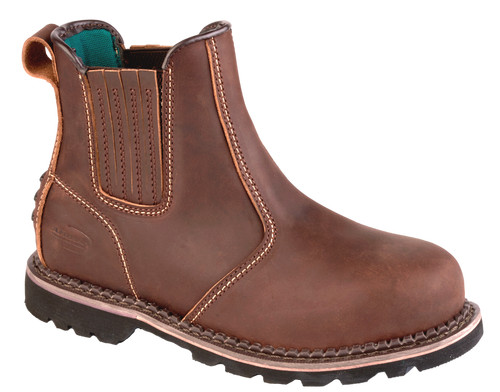 Mens leather safety - leather, steel